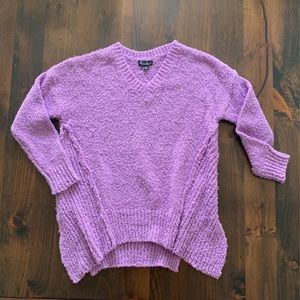 Purple Sweater Top